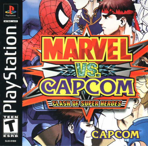 Marvel vs. Capcom - Clash of Super Heroes (USA) Cover